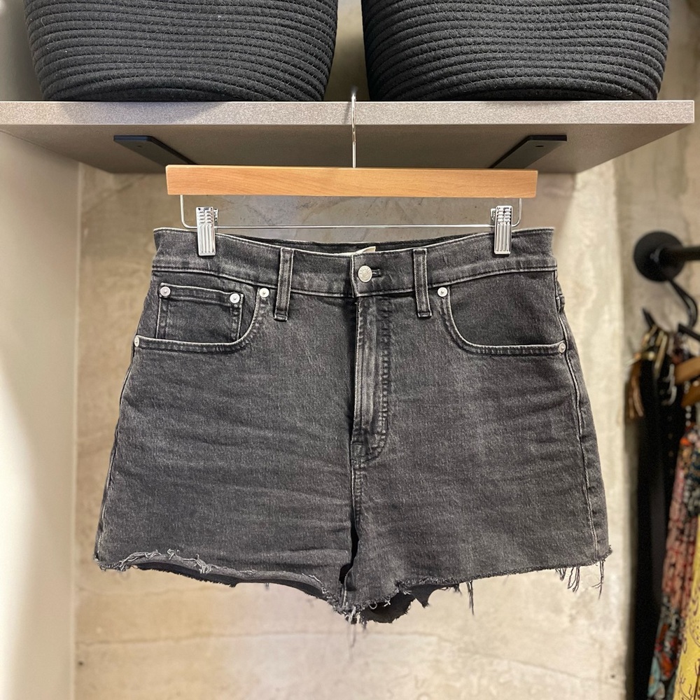 Madewell Charcoal Denim Shorts